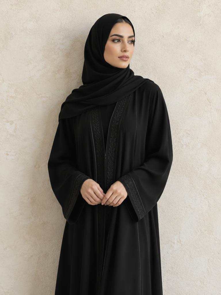 Noor Classic Black Abaya